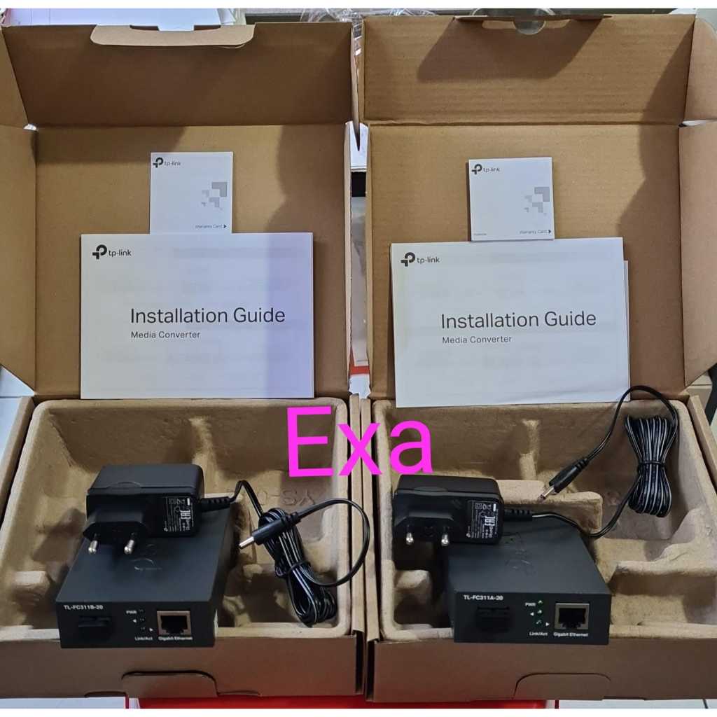 Jual Paket Media Converter TL-FC311A-20 + TL-FC311B-20 FO to LAN ...