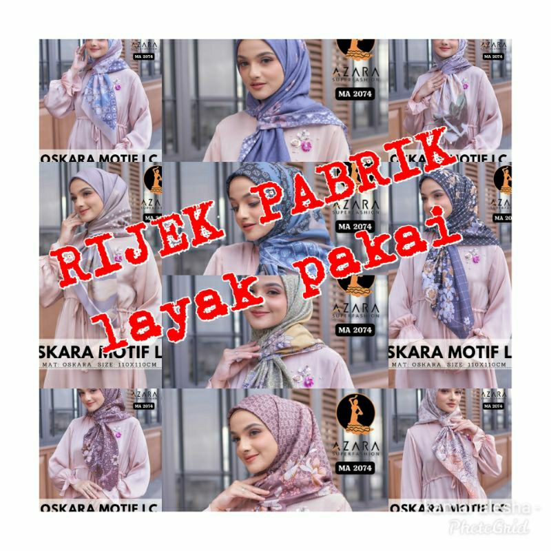 Jual JILBAB RIJEK PABRIK isi 4 layak pakai | Shopee Indonesia