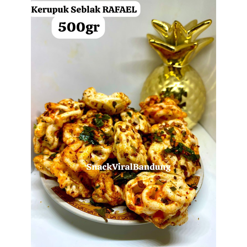 Jual KERUPUK RAFAEL 500gr PEDAS JERUK / KERUPUK MAWAR | Shopee Indonesia