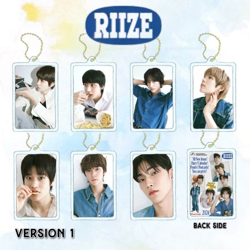 Jual RIIZE Season Greeting 2024 Acrylic Clear Keychain Gantungan Kunci ...
