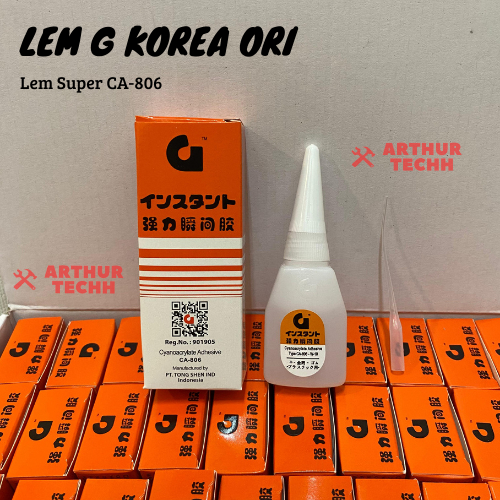 Jual Lem Setan G Super Besi Korea CA-806 | Instant Glue Lem G Plastik ...