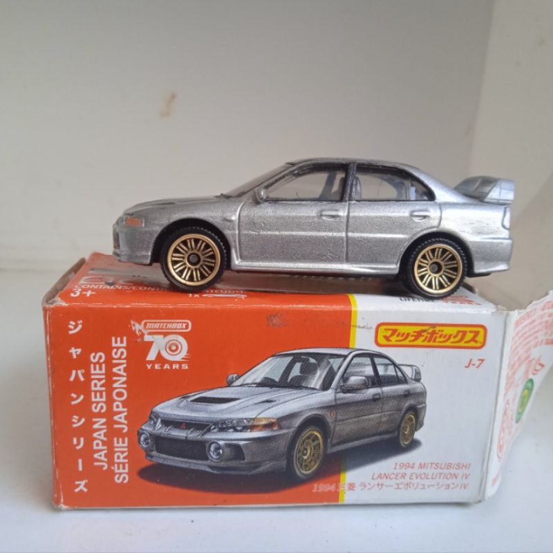 Jual matchbox mbx loose 1994 Mitsubishi Lancer evolution evo IV moving ...