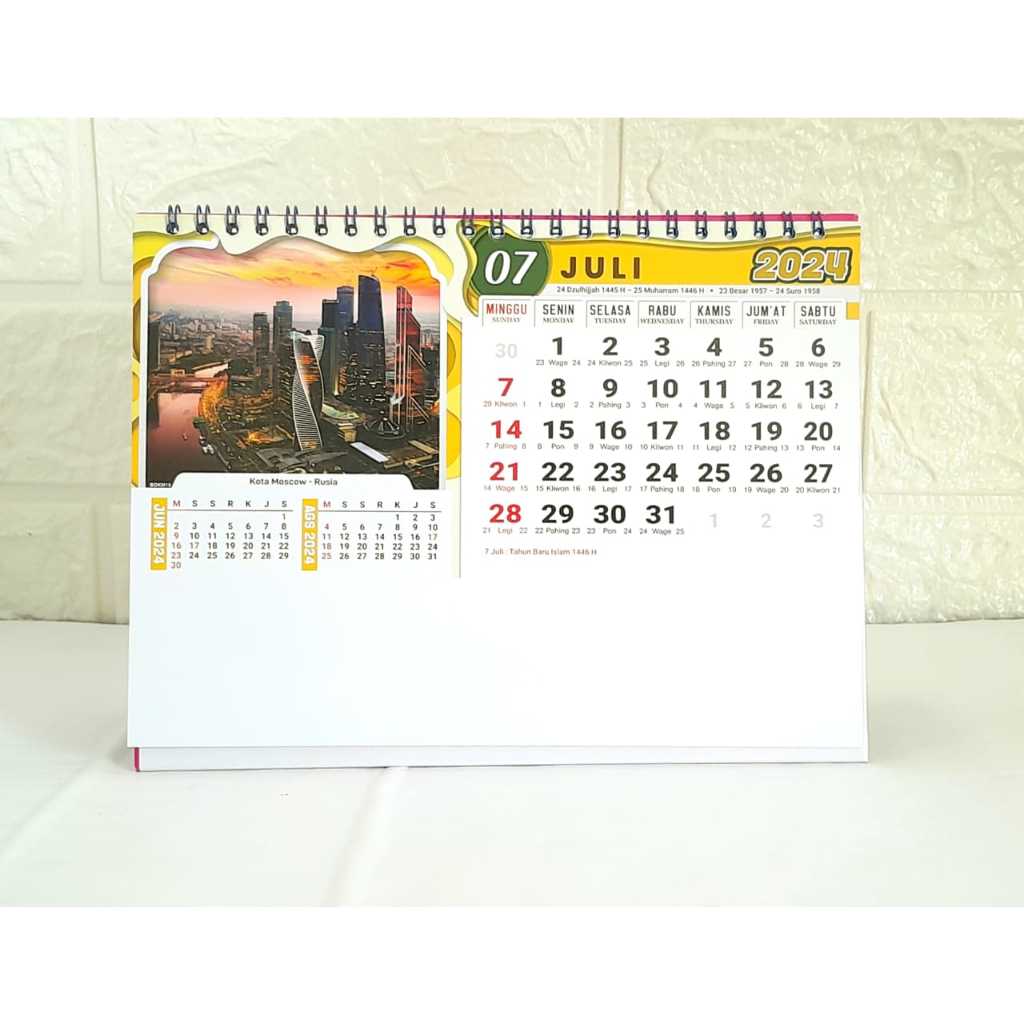 Jual Kalender Meja / Kalender Duduk Tahun 2024 Motif Motivasi Dan ...