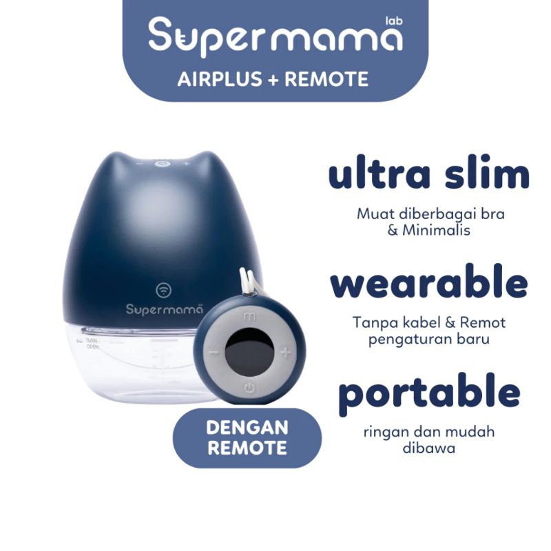 Jual Supermama Lab Air+ SINGLE Wearable Breast Pump Supermama Air