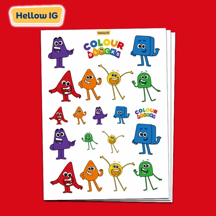 Jual STICKER PACK | COLOUR BLOCKS | STIKER COLOURBLOKS | MAINAN BLOK ...