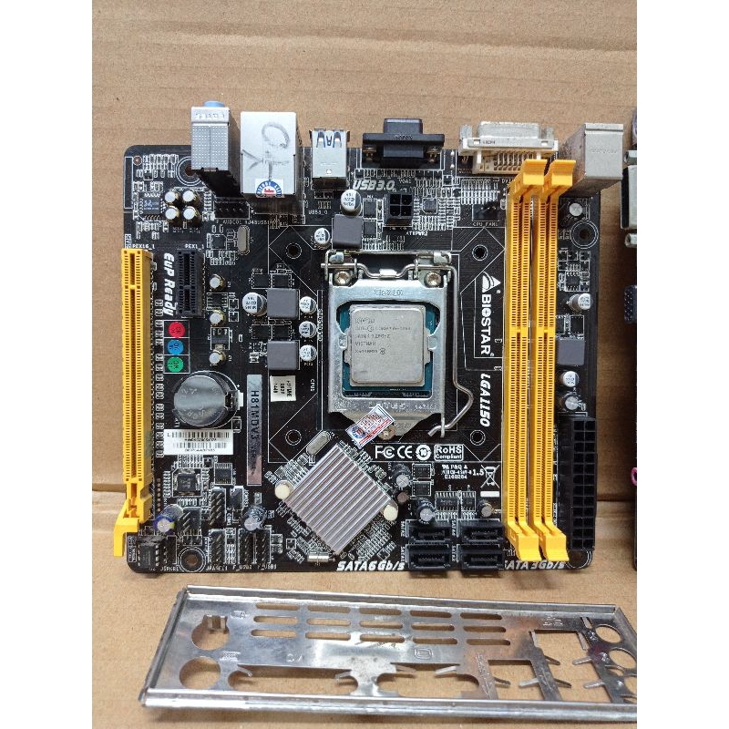 Jual Mainboard Biostar H81 Mini Lga 1150 Ddr3 onboard vga | Shopee ...
