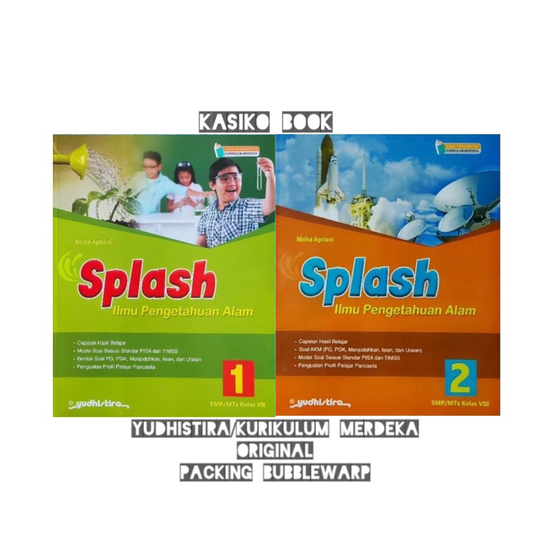 Jual Buku Splash IPA Kelas 1 2 / 7 8 SMP/MTs Yudhistira Kurikulum ...