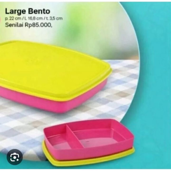 Jual TUPPERWARE MANTAN FUN BENTO & LARGE BENTO | Shopee Indonesia