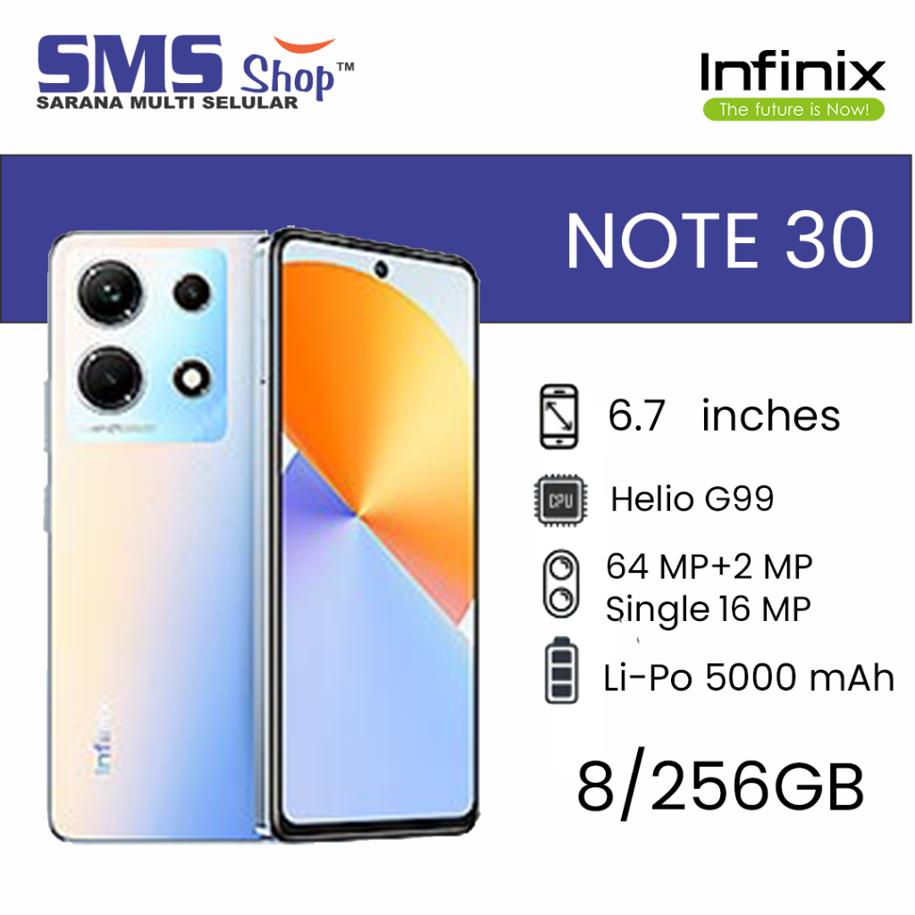 Jual Infinix Note 30 8/256GB Garansi Resmi | Shopee Indonesia