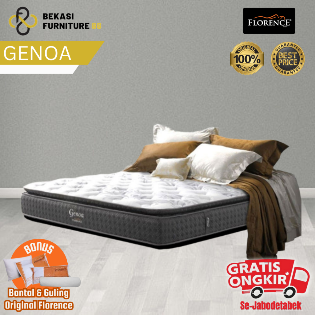 Jual FLORENCE Springbed ( Genoa ) Matress Only ( Hanya Kasur ) uk ...