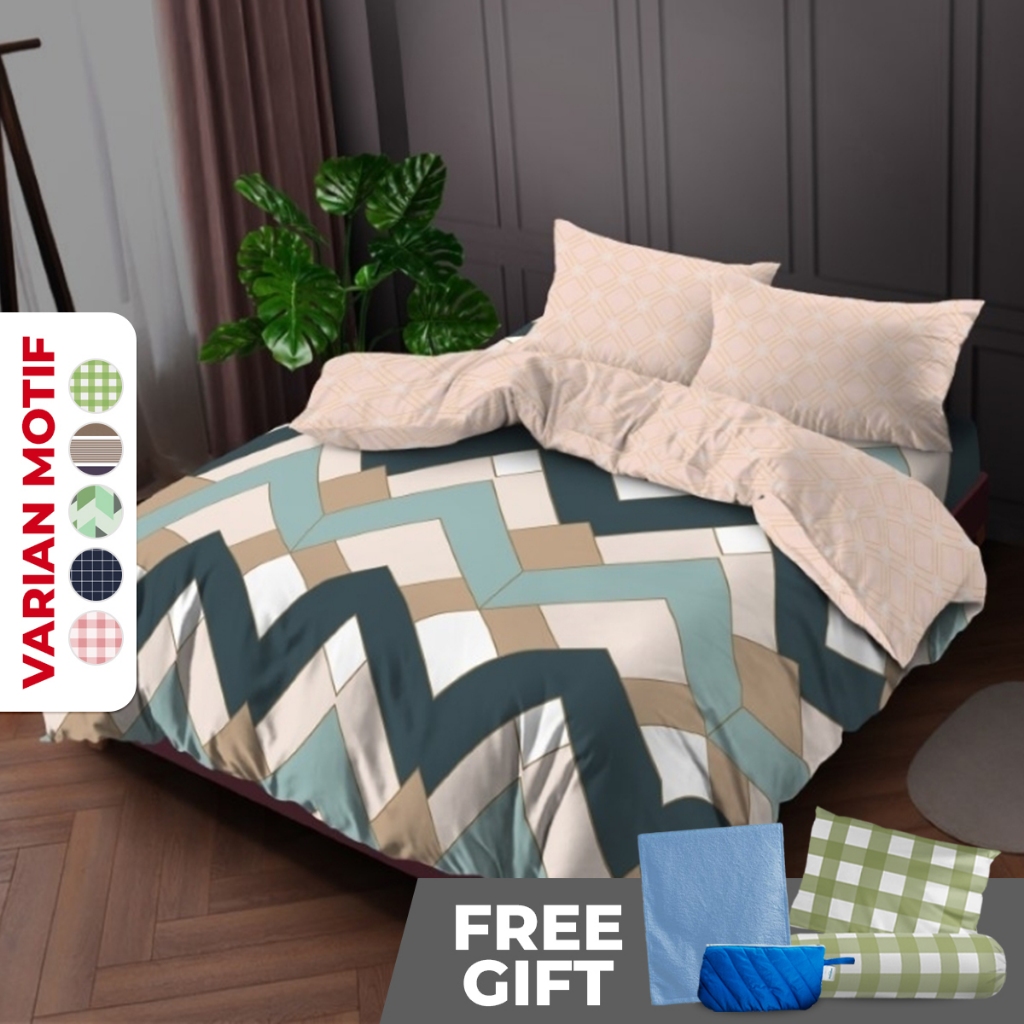 Jual Kintakun Bed Cover Set 180 King Minimalis Dluxe Nirmana 20 cm