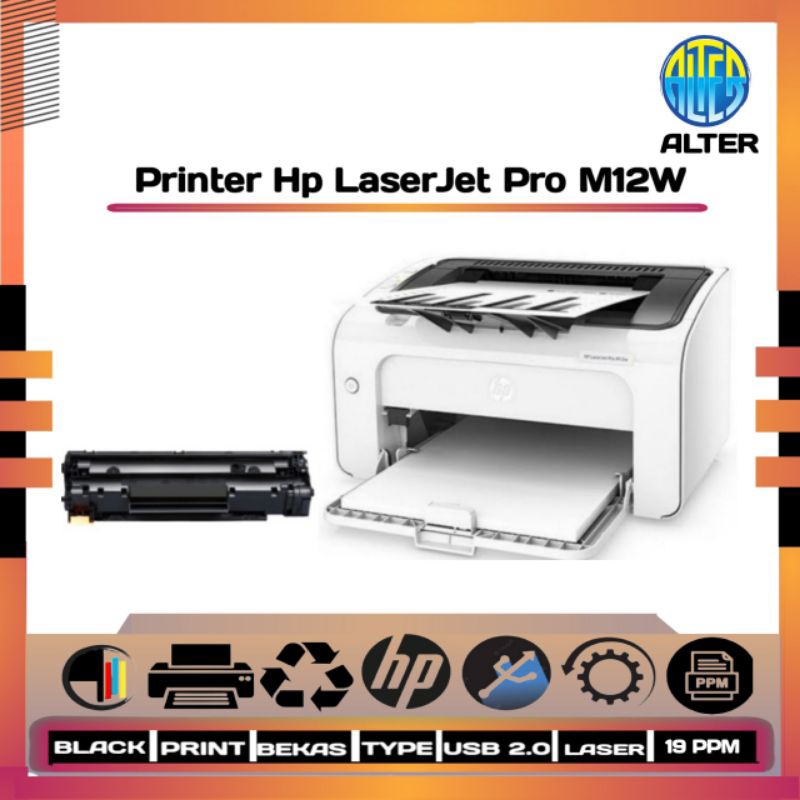 Jual Printer Hp Laserjet Pro M12w Shopee Indonesia 2983