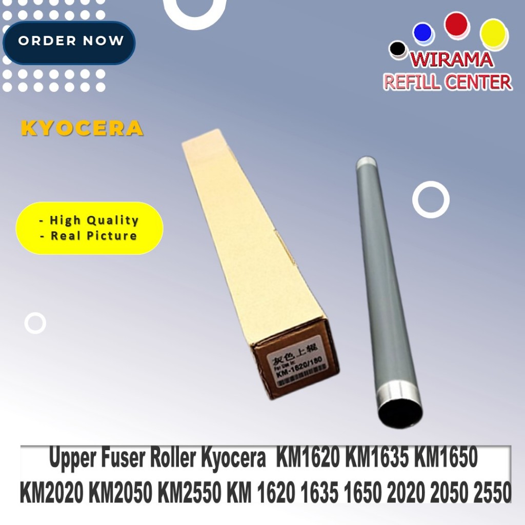 Jual Upper Fuser Roller Kyocera KM1620 KM1635 KM1650 KM2020 KM2050 ...