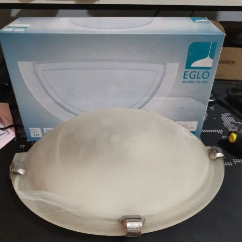 Eglo Planet 1 83162 Portalampada A Soffitto – Classe Energetica A, Finitura Acciaio, Design Moderno E Minimal - 3