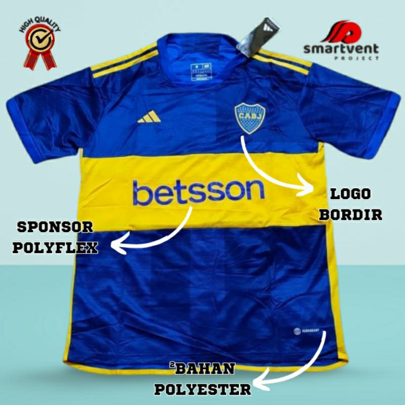 Jual Jersey Bola Boca Juniors Home High Quality Grade Ori Musim 23