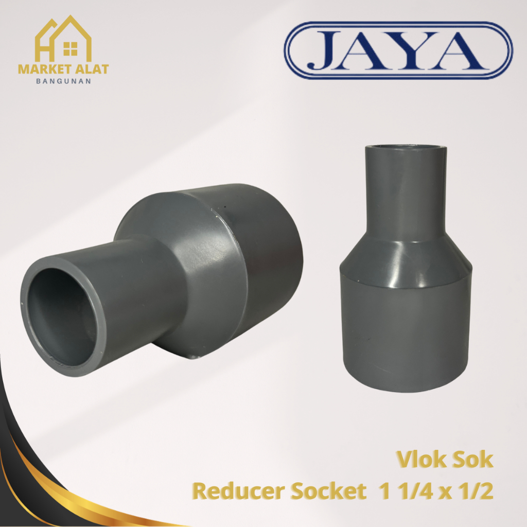 Jual Vlok Sok JAYA 1 1/4 x 1/2 inch / Reducer Sock PVC 1 1/4