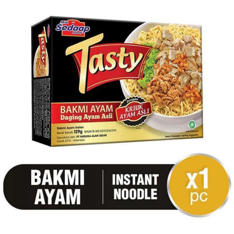 Jual Mie Sedaap Sedap Tasty Real Meat Daging Bakmi Ayam Original Kriuk