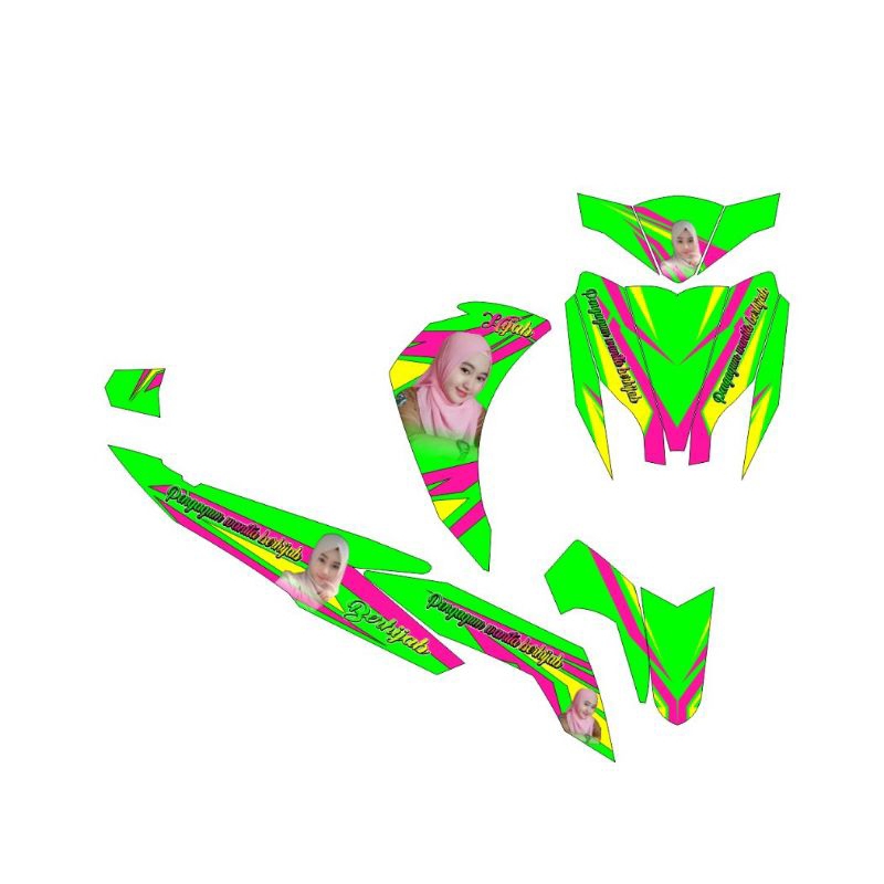 Jual Stiker full HONDA Blade 125 hologram | Shopee Indonesia