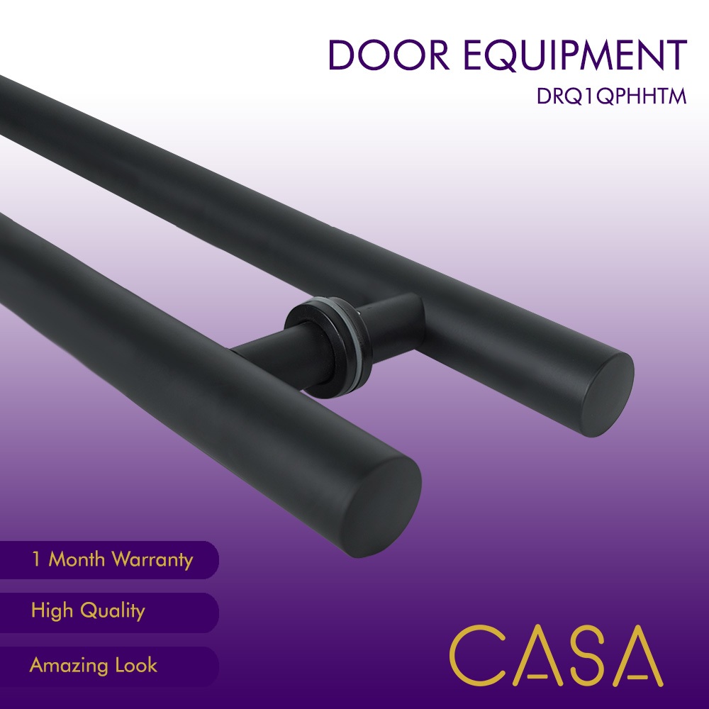 Jual CASA Pull Handle Pintu Kaca Bulat Hitam | Shopee Indonesia