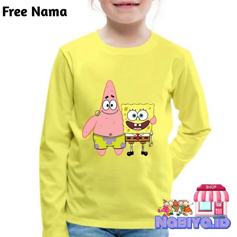Jual BAJU ANAK LAKILAKI/PEREMPUAN SPONGEBOB AND PATRICK STAR KAOS ...