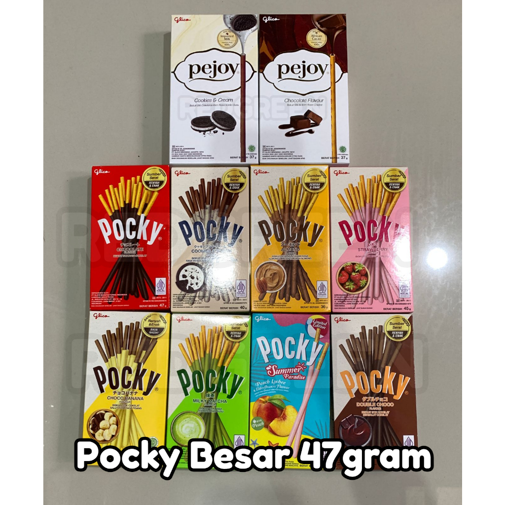 Jual Pocky Biscuit Biskuit Stick Stik 47gr Coconut Brown Sugar Double