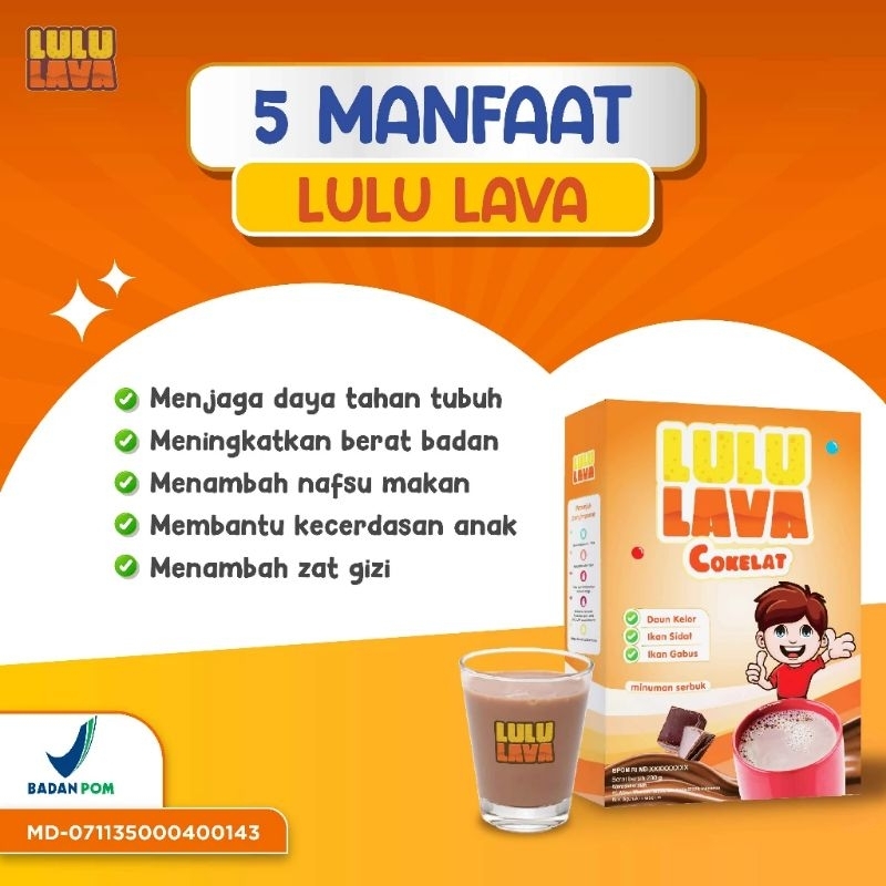 Jual LULU LAVA MINUMAN PENAMBAH BERAT BADAN ANAK DAN MULTIVITAMIN ANAK ...