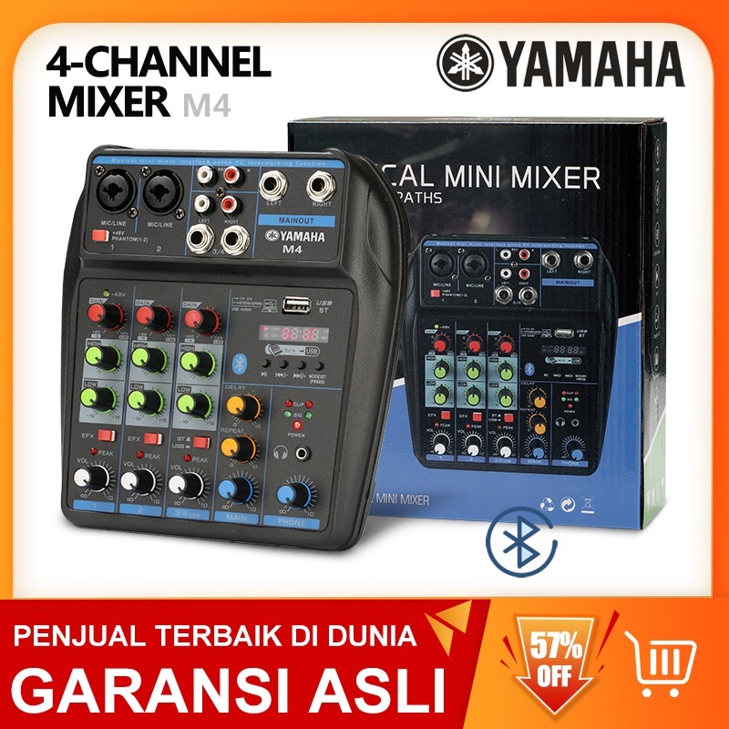 Jual YAMAHA MIXER M4 mixer profesional Mixer 4channel builtin EQ