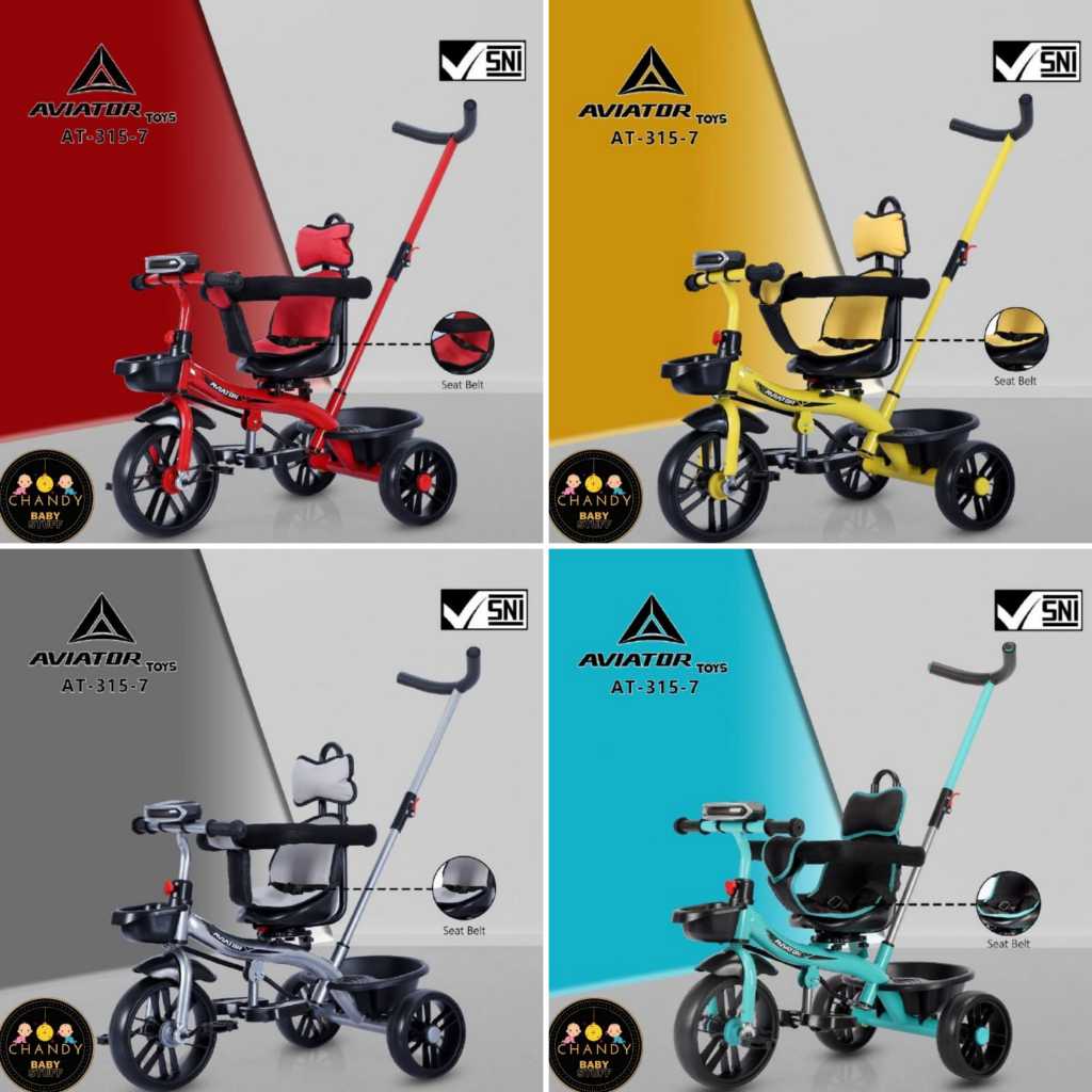 Jual Sepeda Anak Roda 3 Tiga Tricycle Aviator At 306 7at 315 7at 105