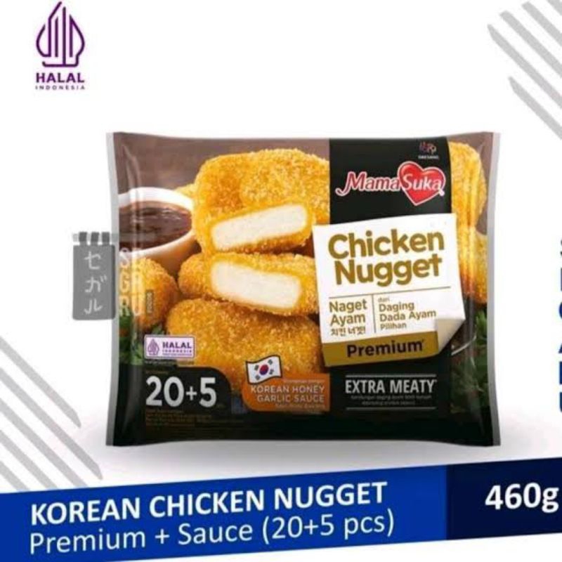 Jual Mama Suka Chicken Nugget Premium with Korean Honey Garlic Sauce 25 ...