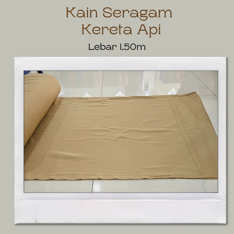 Jual Bahan Kain Seragam Kereta Api, lebar 1,50m | Shopee Indonesia