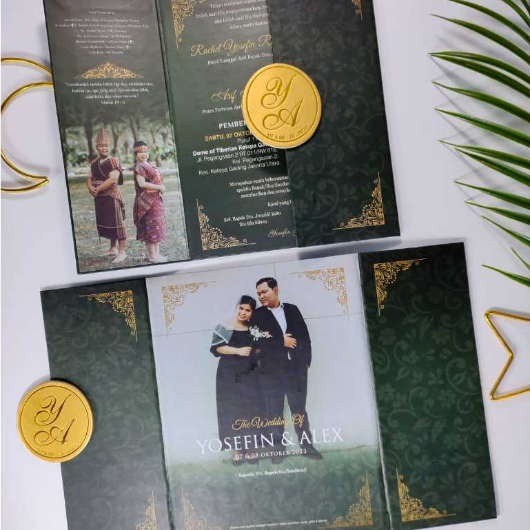 Jual Wedding Card Invitation Hardcover modern jawa tradisional | Shopee ...