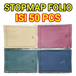 Jual (50pcs) Stopmap Folio / Map kertas biasa / Map Folio | Shopee ...