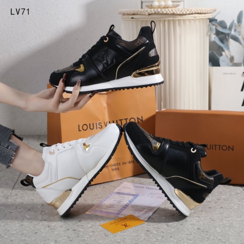 Big promo Sepatu LV wanita gaya sneakers korea import premium sepatu lv  termurah size 36 37 38 39 40