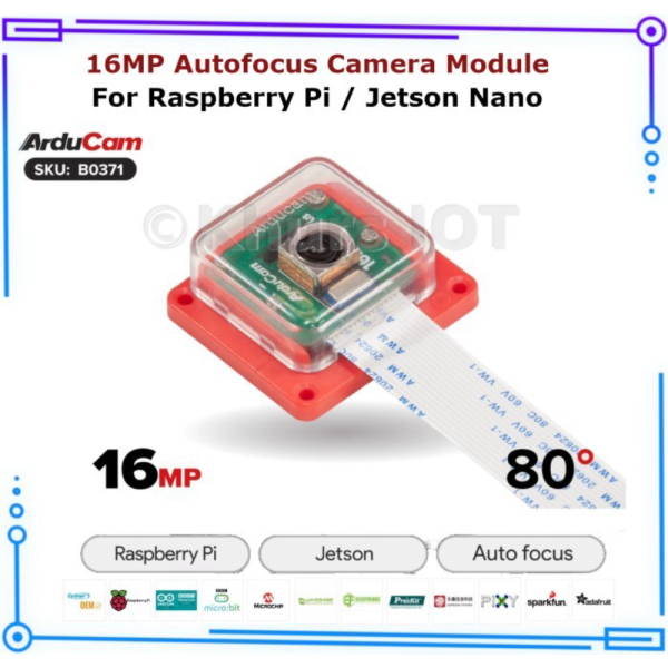 Jual Arducam 16MP Autofocus Camera Module Raspberry Pi or Jetson Nano ...
