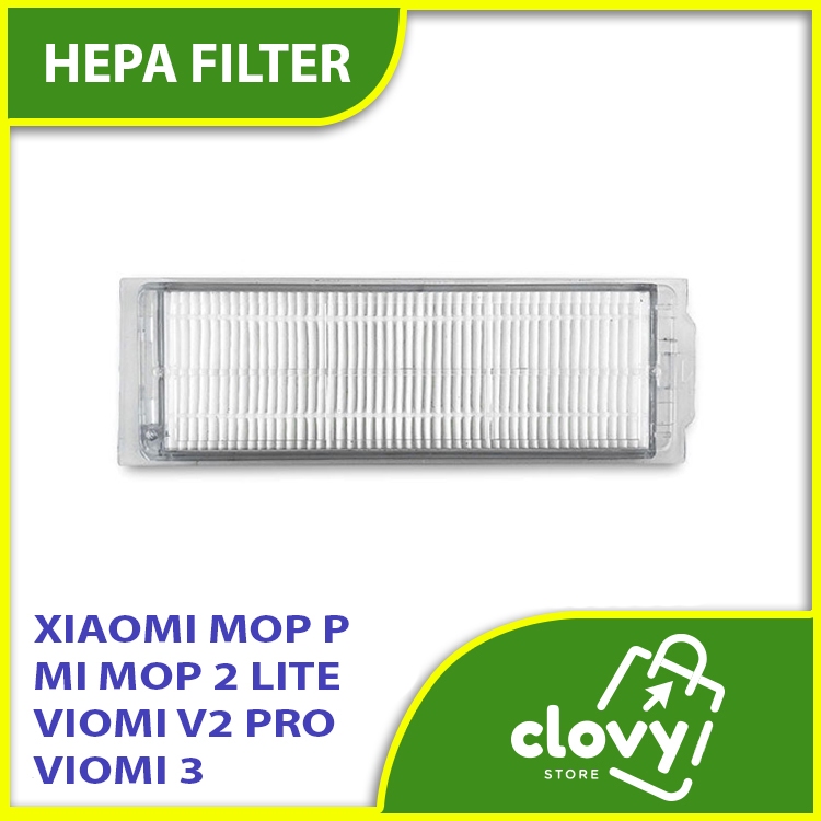 Jual Hepa Filter for Xiaomi Mijia Mop P, Mop 2 Lite, Viomi V2 Pro, V3 ...