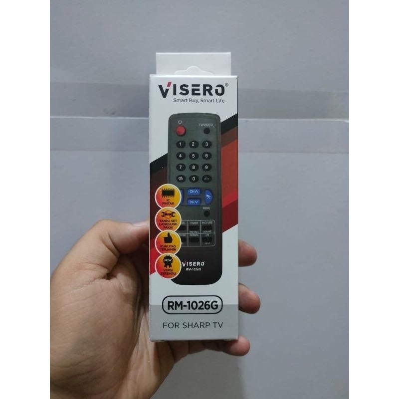 Jual Remote TV Sharp Visero Tanpa Program RM 1026G Remot Universal