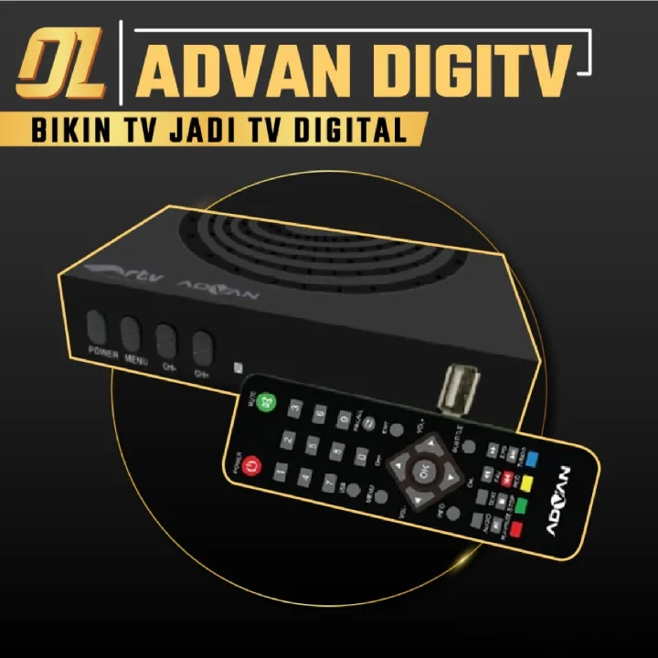 Jual Set Top Box Advan DV3 T2 STB Digipro DigiTV Antena Converter TV
