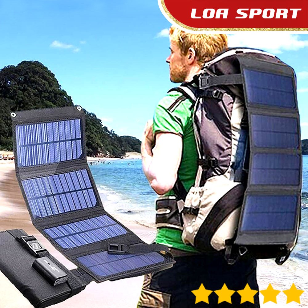 Jual Solar Panel Surya Lipat Gendong W Monocrystalline Charging Board Shopee Indonesia