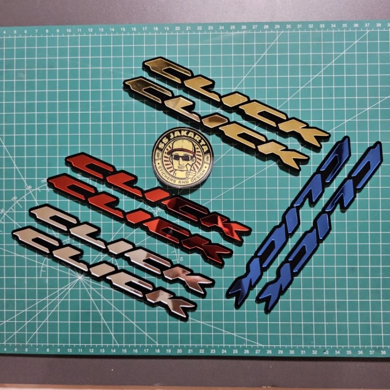 Jual EMBLEM CLICK EMBLEM AKRILIK | Shopee Indonesia