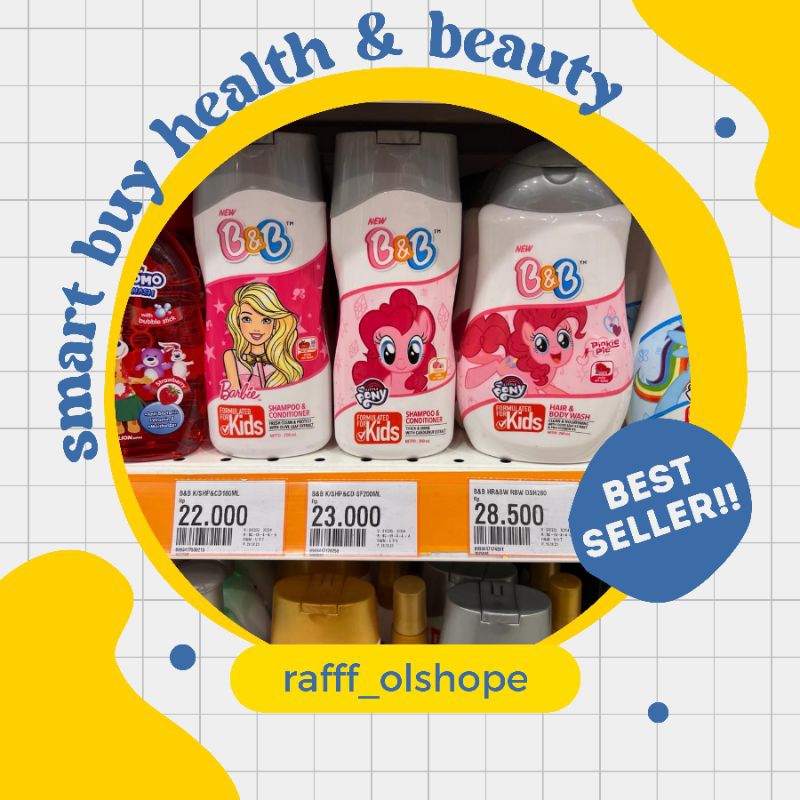 Jual B&B Pinkie Pie Shampoo & Conditioner (200ml) | Shopee Indonesia