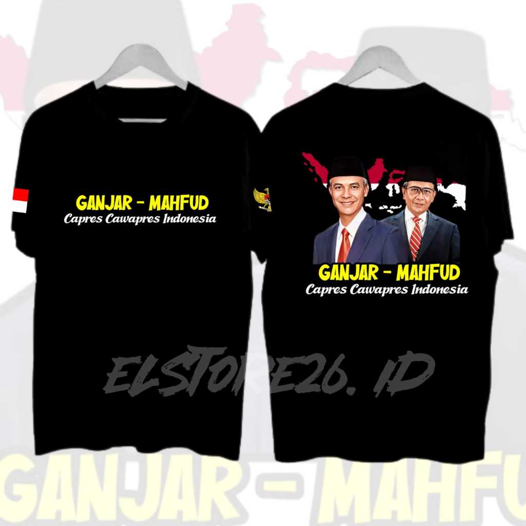 Jual Elstore26 Id Kaos Distro Capres And Cawapres 2024 Ganjar Pranowo