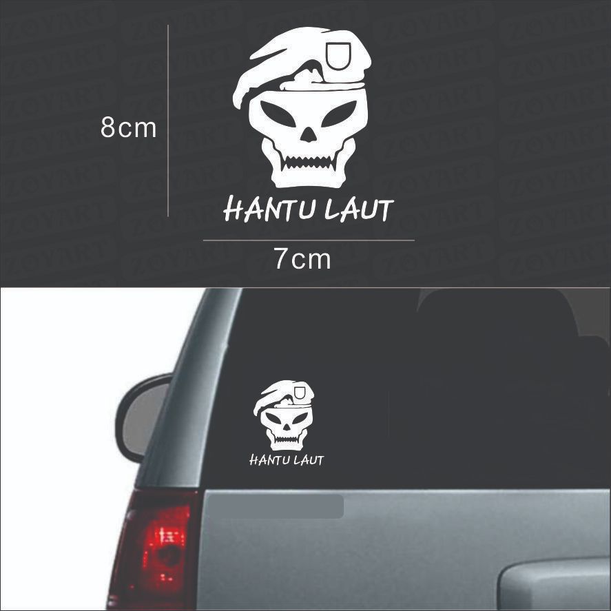 Jual Sticker Hantu Laut, Sticker Cutting Hantu Laut, Sticker Kaca Mobil ...