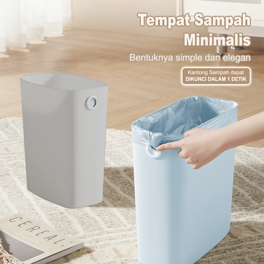 Jual Tempat Sampah Tong Sampah Plastik Kotak Sampah Ruang Tamu Dapur Kamar Mandi Tempat 8001