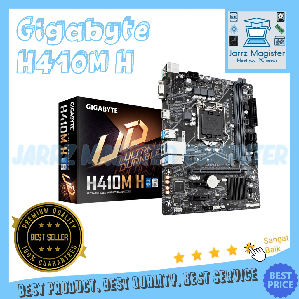Jual Motherboard Gigabyte H410 H410M H Intel LGA 1200 DDR4 Mainboard