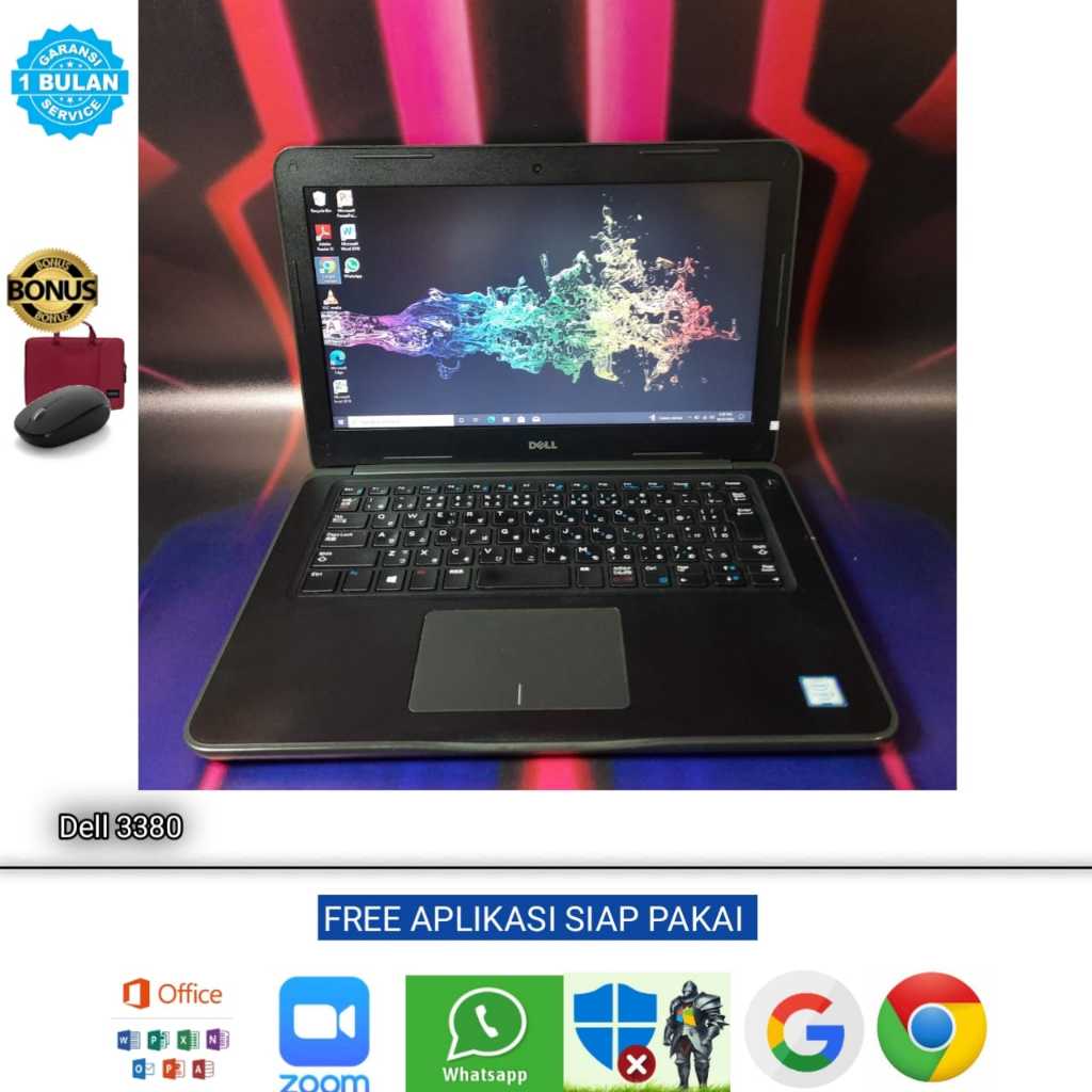 Jual Laptop Dell 3380 Intel Core I3 Gen 6 Ram 8gb Ssd 128gb Windows 10 Shopee Indonesia 8822