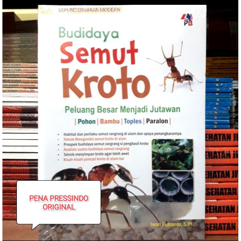 Jual BUKU BUDIDAYA SEMUT KROTO PELUANG BESAR MENJADI JUTAWAN - IWAN ...