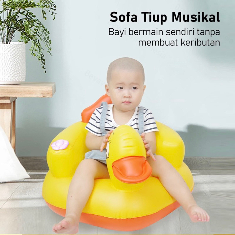 Jual LIVING Sofa kursi makan bayi belajar duduk balon baby chair Musik kursi duduk bebek sofa