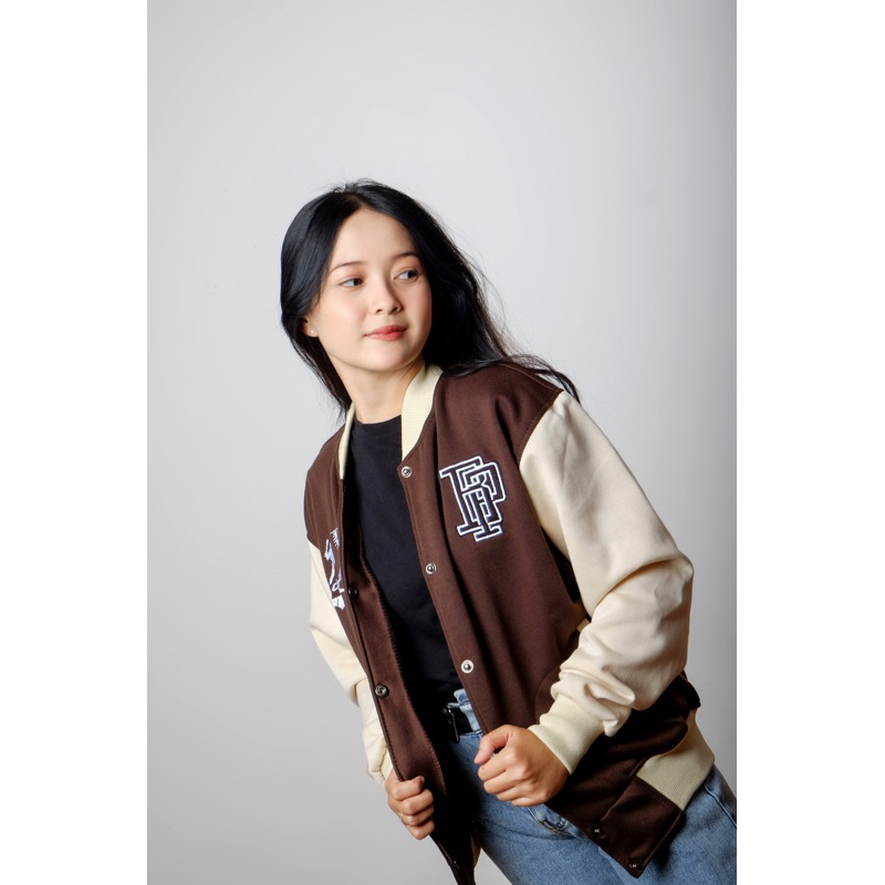 Jual (COD) JAKET BASEBALL VARSITY - BASEBALL JACKET - JAKET VARSITY BP ...