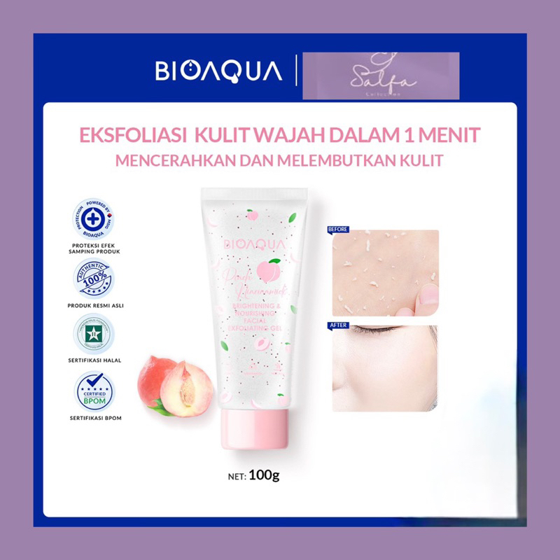Jual BIOAQUA Facial Exfoliating Gel 100g Shopee Indonesia