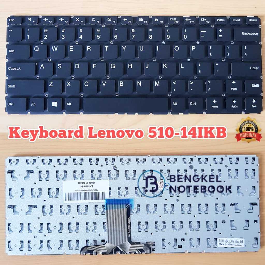 Jual Keyboard Lenovo Yoga 510-14IKB 510-14AST 510-14ISK No Frame No ...